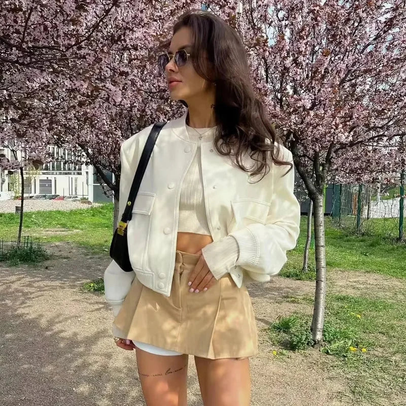 Blouson Bombardier à Manches