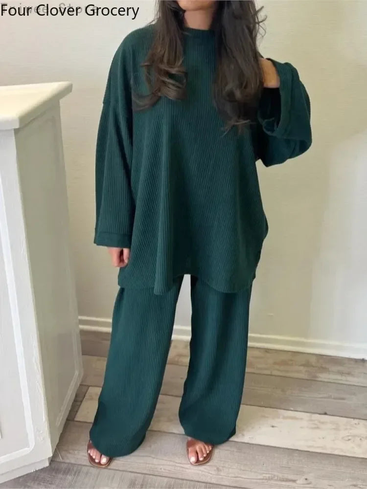 ensemble large en coton