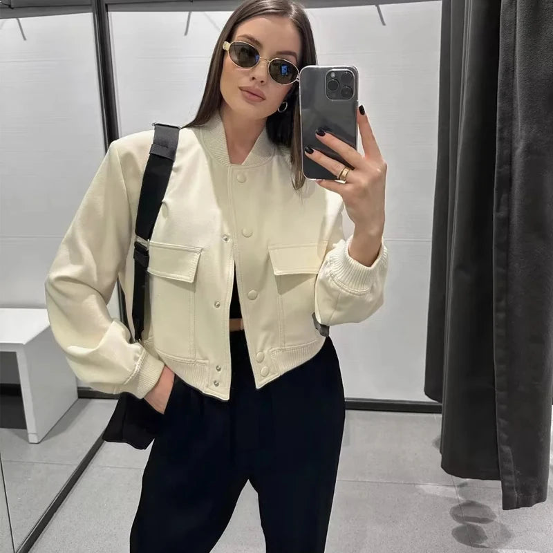 Blouson Bombardier à Manches