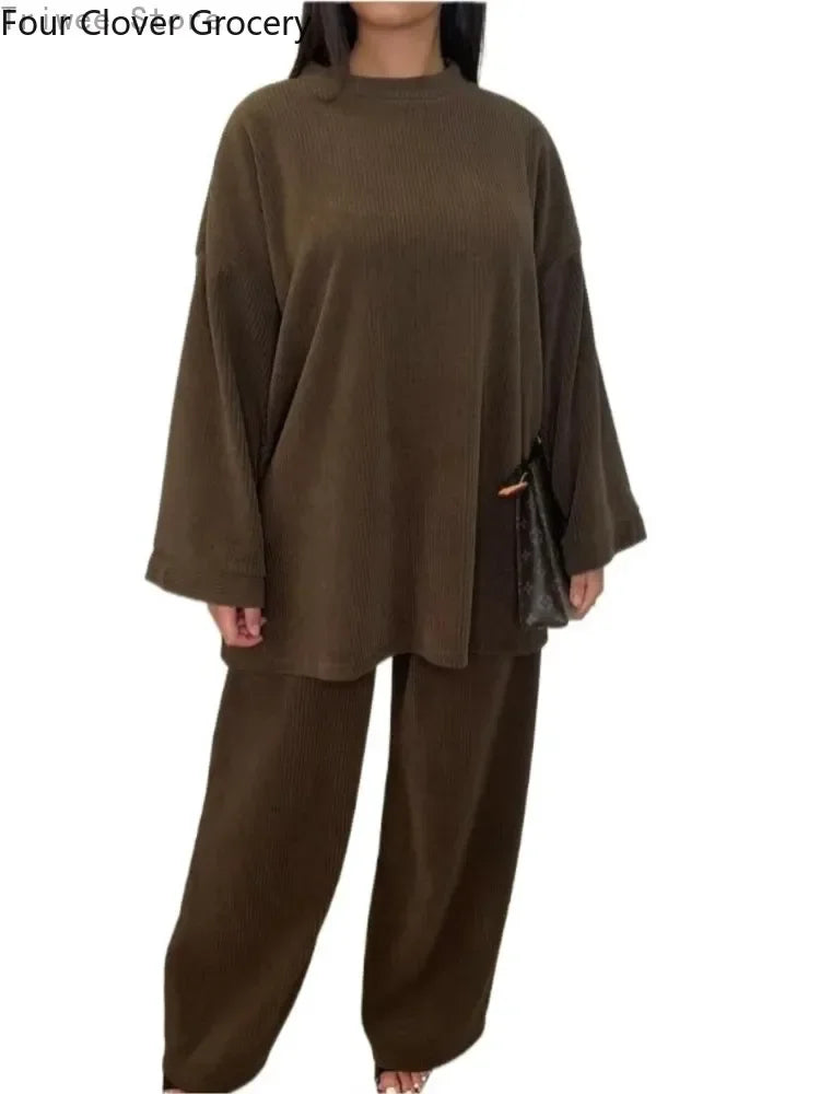 ensemble large en coton