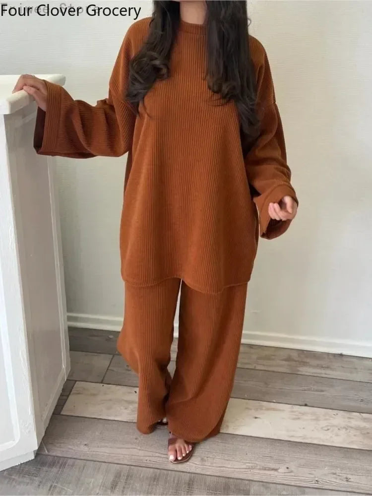 ensemble large en coton