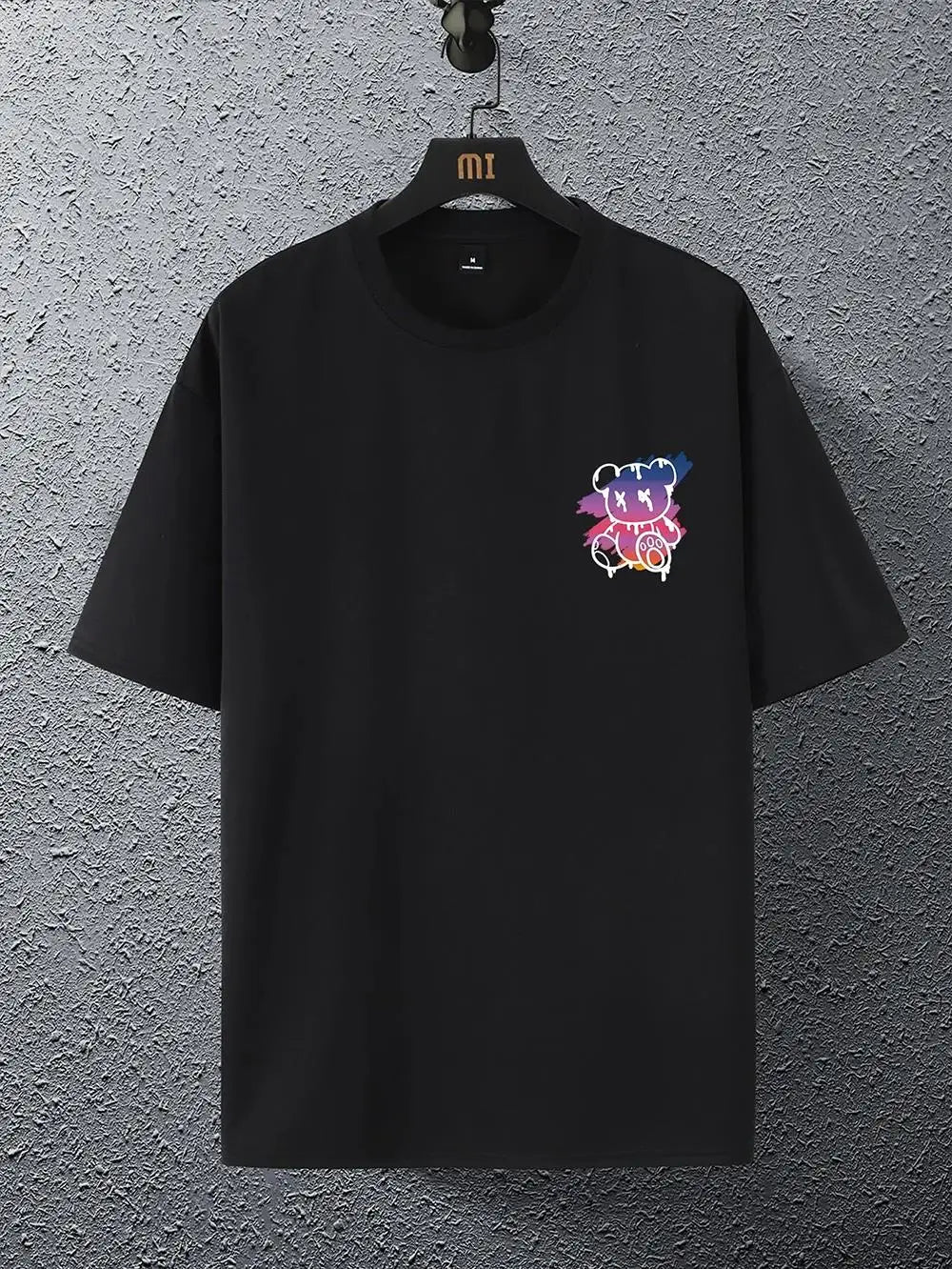 t-shirt New York Art Word Cartoon Bear Scenery design