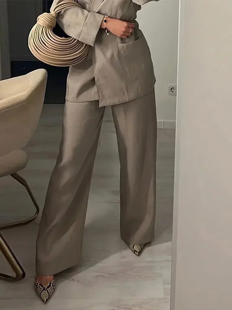 Blazer élégant pour femme avec revers